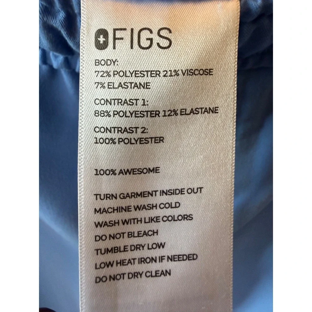 FIGS Tansen Jogger Scrub Pants Mens M Ceil Blue Technical Collection
